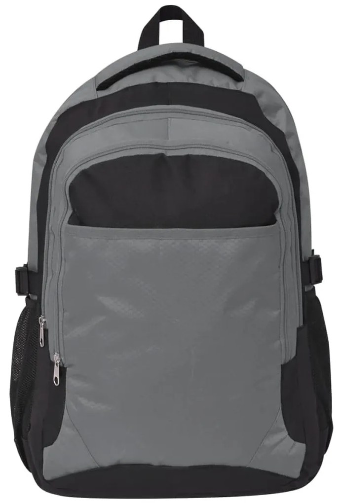 Mochila escolar 40 L preto e cinzento