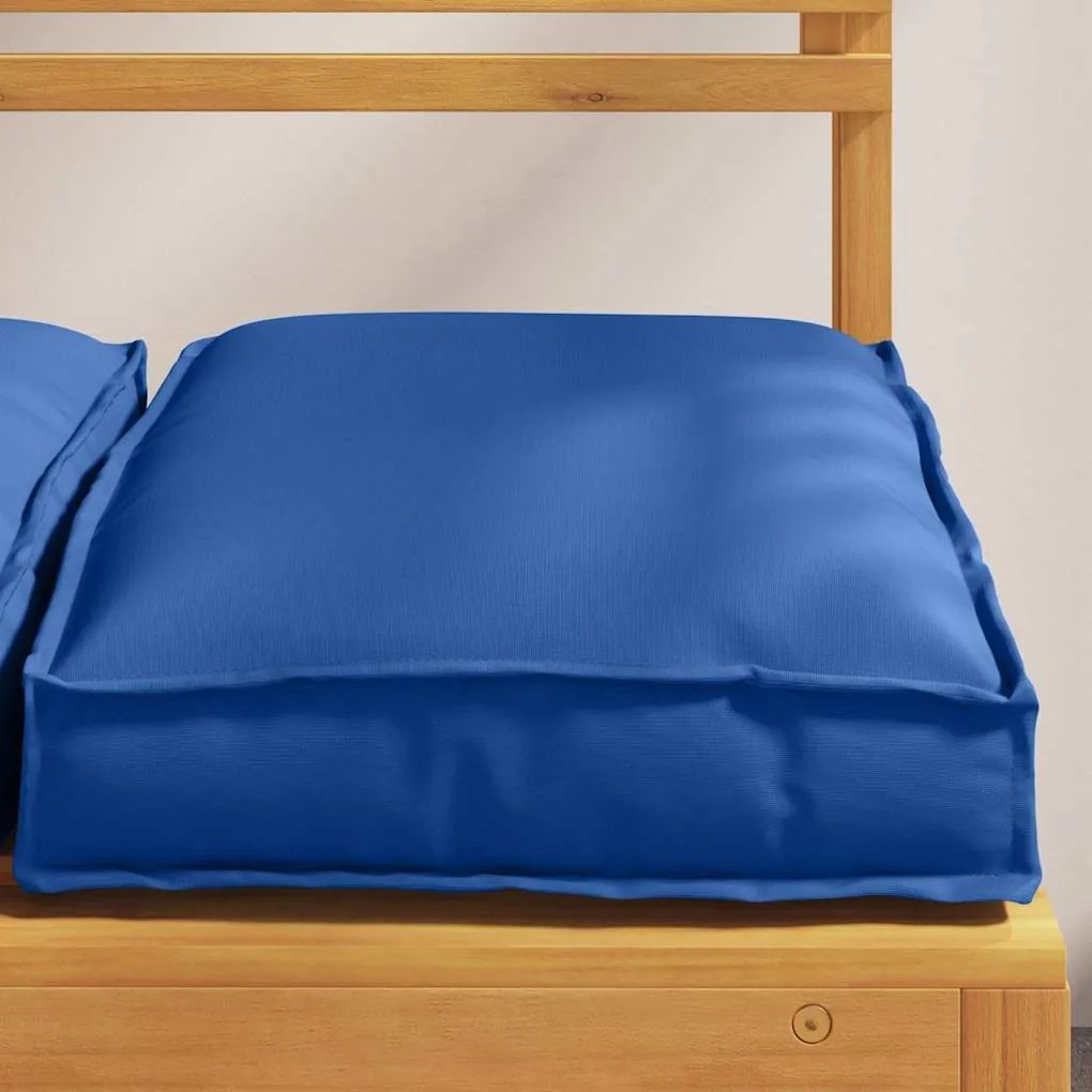 Almofadas para Paletes 2 pcs Azul Royal 40x40x8 cm em Tecido Oxford