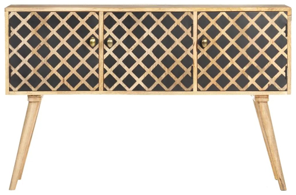 Aparador 118x35x75 cm madeira de mangueira maciça