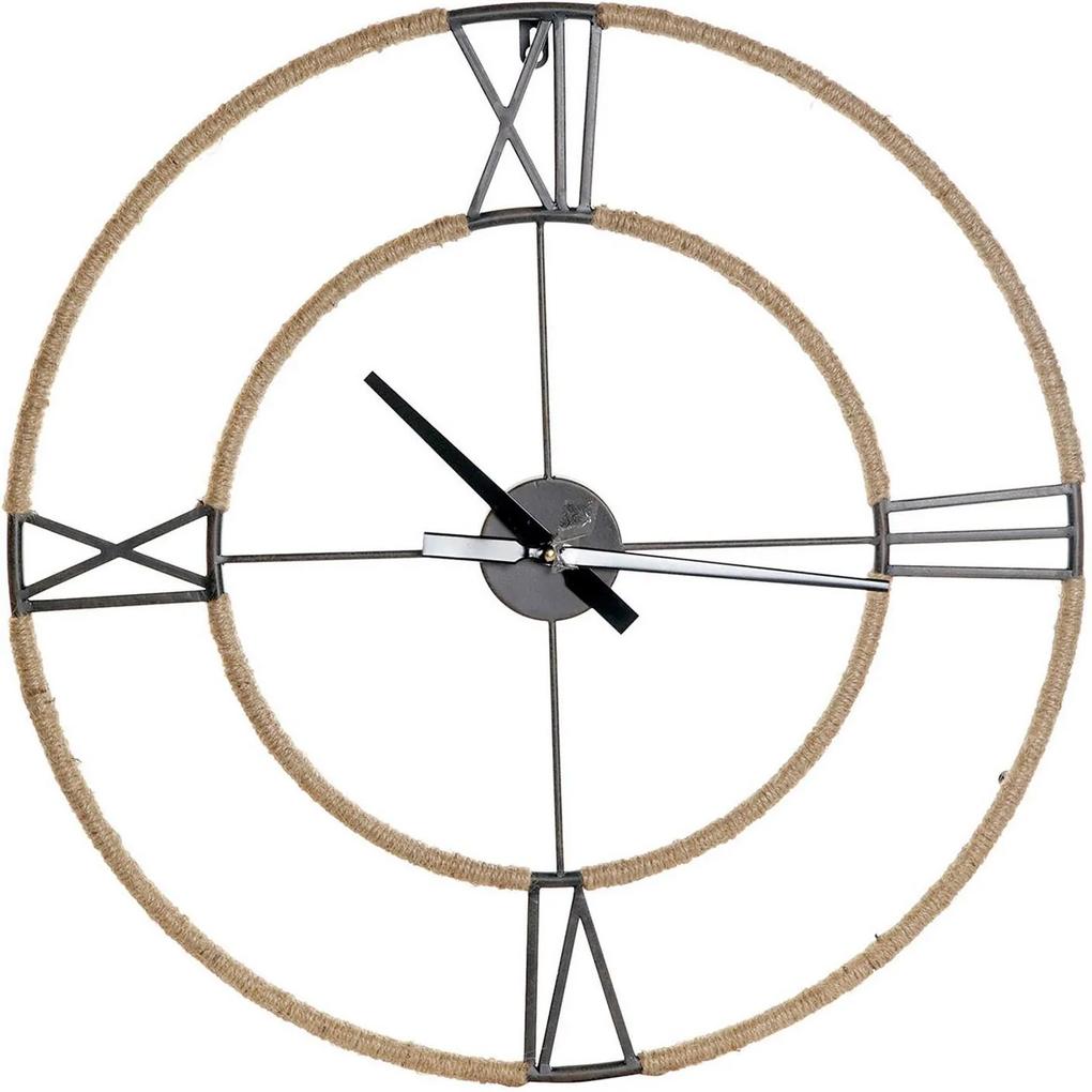 Relógio de Parede DKD Home Decor Loft Metal Corda (60 x 4.5 x 60 cm)