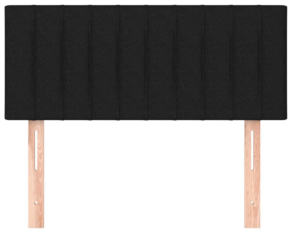 Cabeceira de cama tecido 80x5x78/88 cm preto