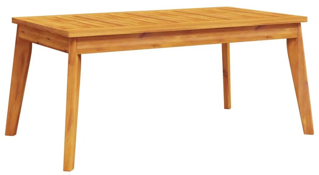 Mesa de jantar p/ jardim 100x55x45 cm madeira de acácia maciça