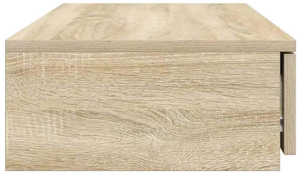 gavetas de cama vidaXL Carvalho Sonoma 80x36,5x16,5 cm Madeira Engenha
