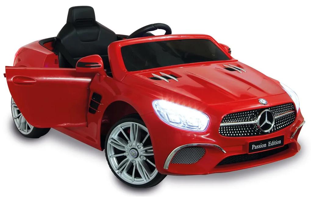 Carro elétrico infantil bateria 12V Mercedes-Benz SL 400 Vermelho