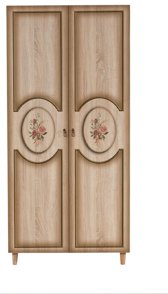 Roupeiro Stil – Carvalho Sonoma – 90 cm x 192 cm x 52 cm