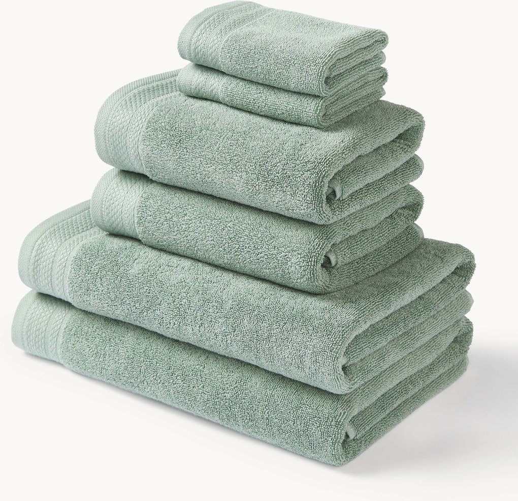 Conjunto de toalhas em algodão orgânico Premium, vários tamanhos