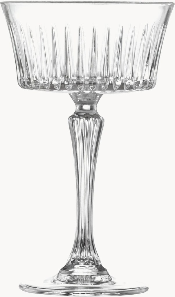 Taças de champanhe de cristal Timeless, conjunto de 6