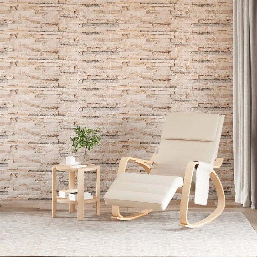 Painéis de parede 3D 14 pcs 100x25 cm EPS branco e vermelho