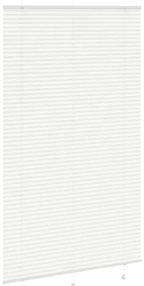 Branco Plissada Cega 115x200cm Largura Tecido 114,4cm Poliéster