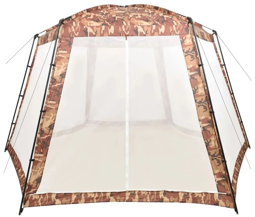 Tenda para piscina 500x433x250 cm tecido camuflagem