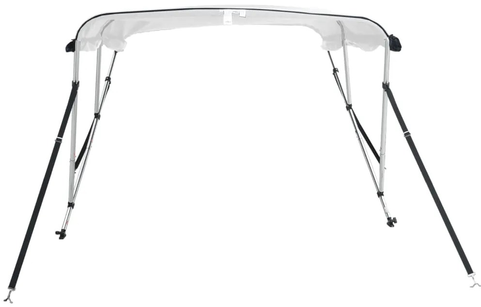 Toldo de 3 arcos Bimini c/ paredes laterais 183x(154-167)x137cm