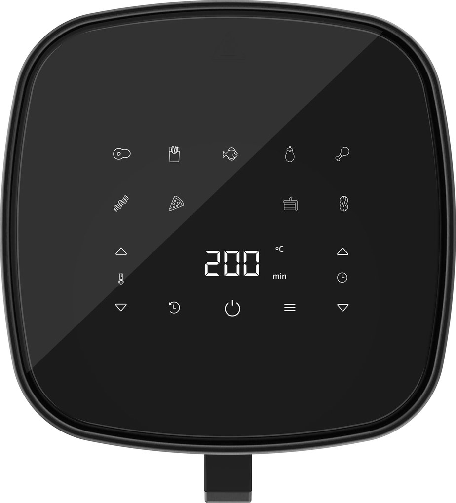 Fritadeira de ar Cecofry Fantastik Window 6000 Fritadeira dietética digital de 1700 W