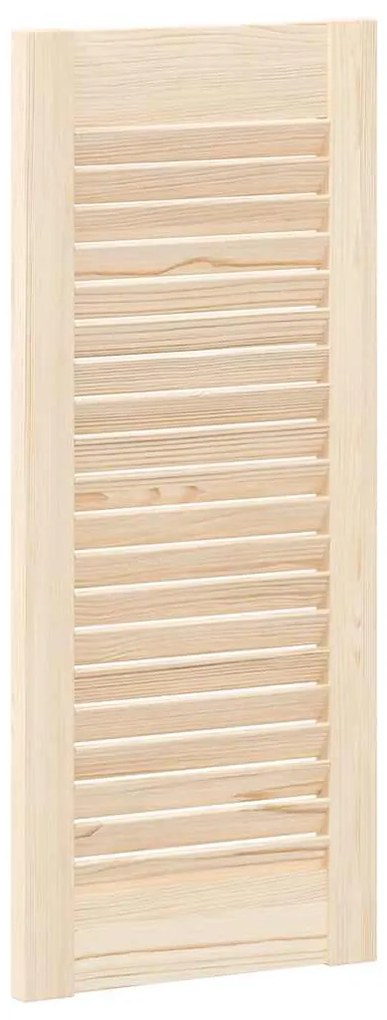 Portas de armário 2 pcs com design de persiana pinho maciço