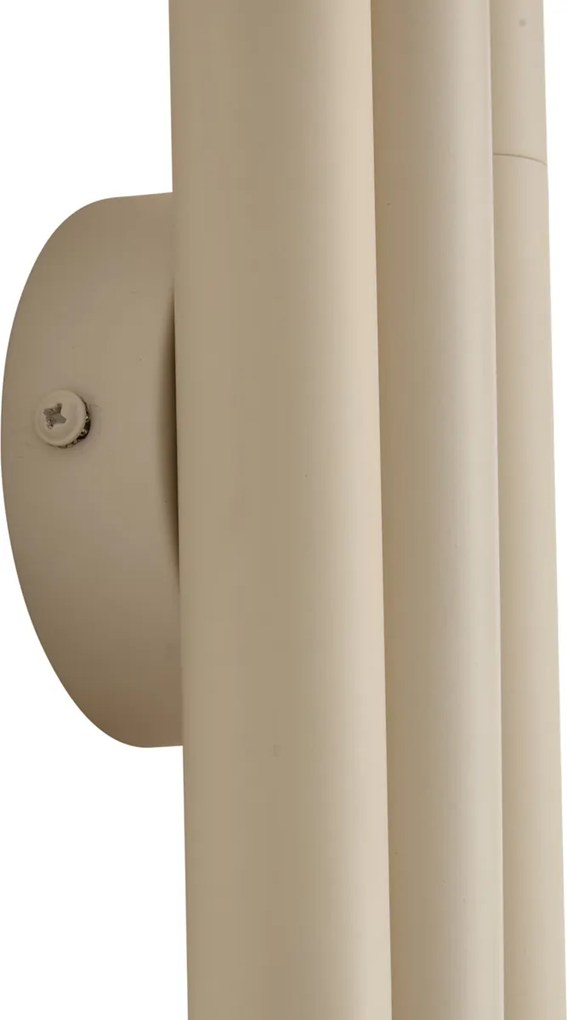 Candeeiro de Parede Retro Bege 3 Luzes - Pipes