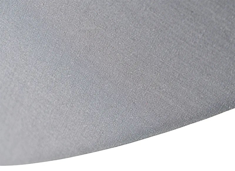 Ventilador de teto cinza 47cm incl. LED regulável com controle remoto - Emily Moderno