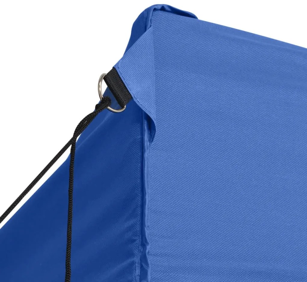 Tenda dobrável profissional festas 4 paredes 3x6m aço azul
