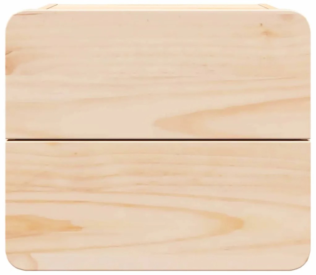 Mesa-de-cabeceira com gaveta 2 pcs Castanho 39 x 34 x 33 cm
