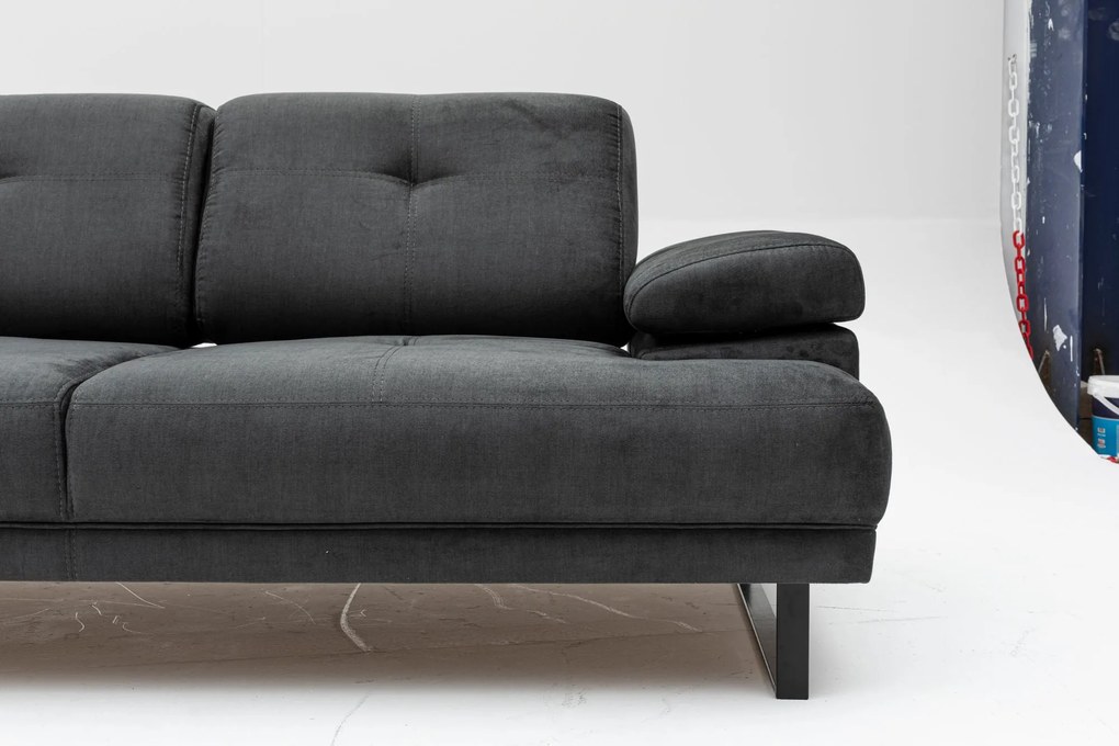 Sofá-Cama 2 Lugares Mustang – Antracite – 199x99x83 cm