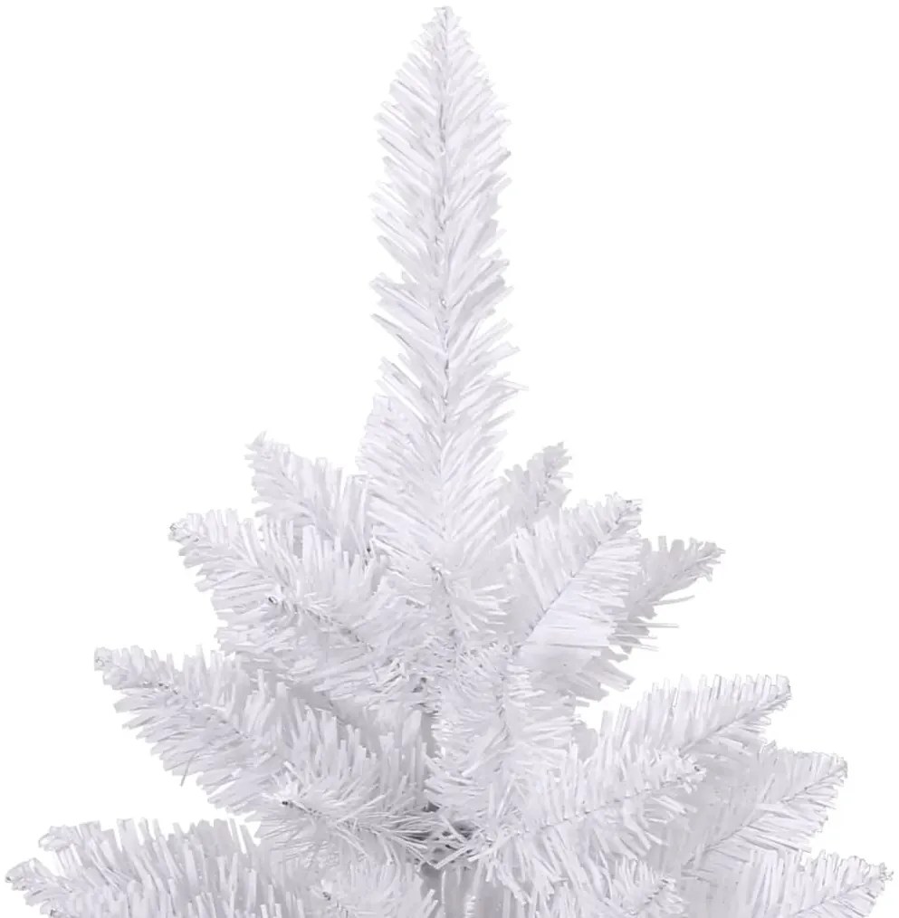 Árvore de Natal artificial articulada com suporte 180 cm branco