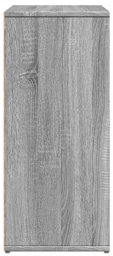Aparadores 2 pcs 60x31x70 cm derivados madeira cinzento sonoma