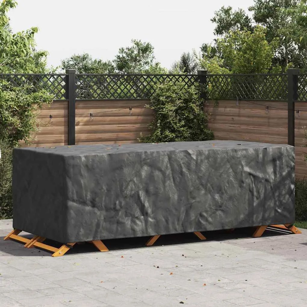 vidaXL Capa para móveis de exterior Preto 300 x 110 x 70 cm 210D