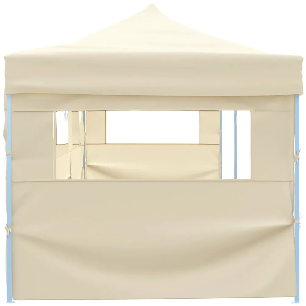 Tenda para festas pop-up dobrável c/ 5 paredes 3x9 m creme
