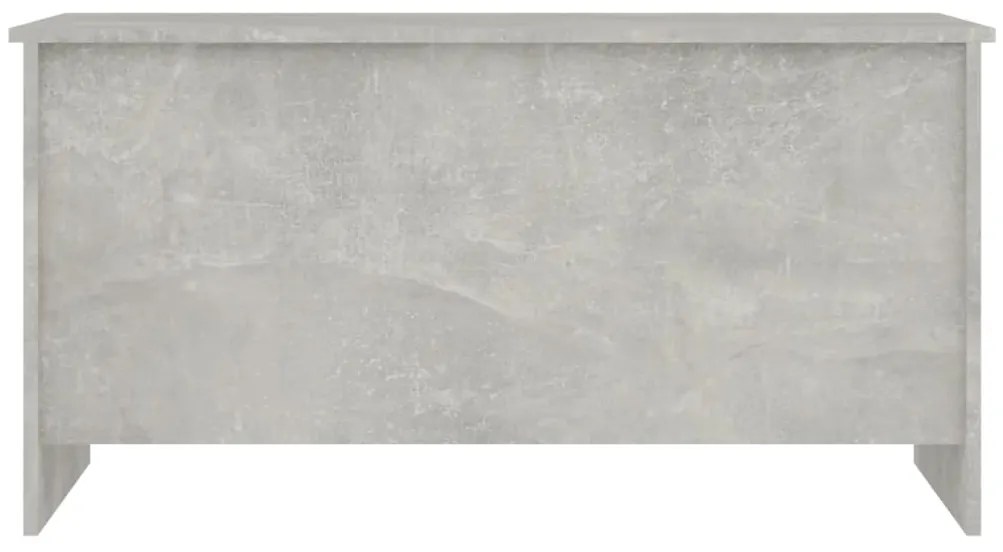 Mesa de centro 102x55,5x52,5cm madeira processada cinza cimento