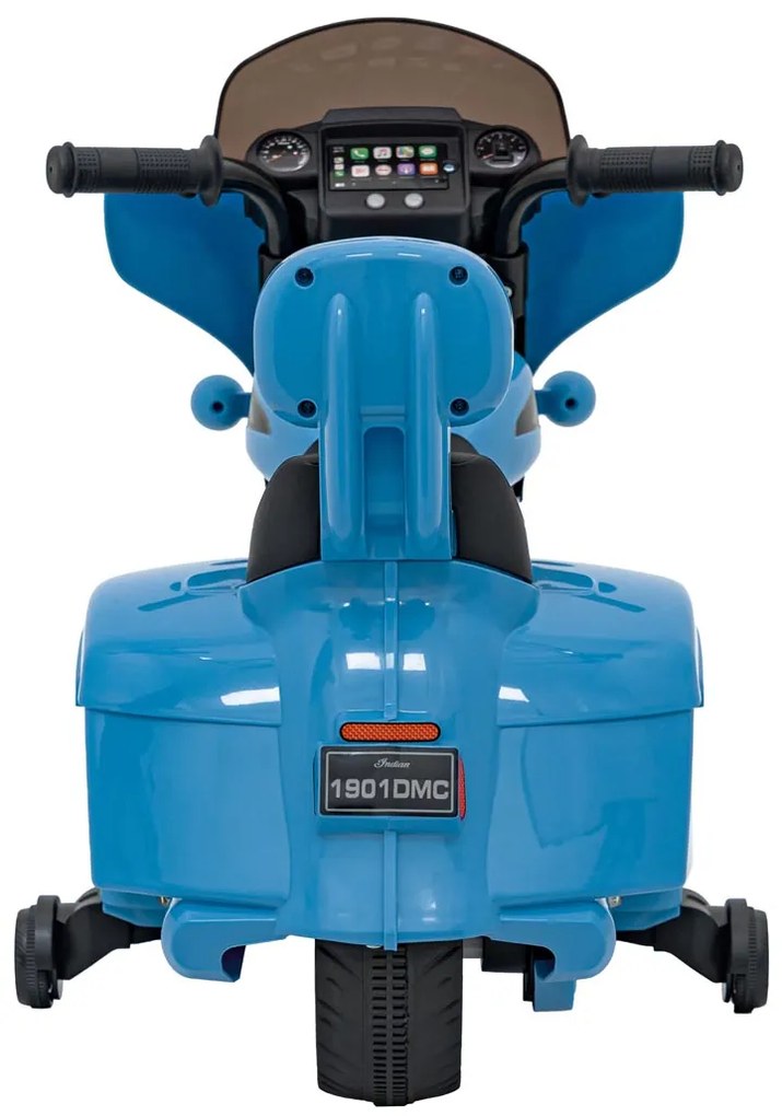 Mota elétrica para crianças 6V, Chopper INDIAN, 3 a 5 anos Azul