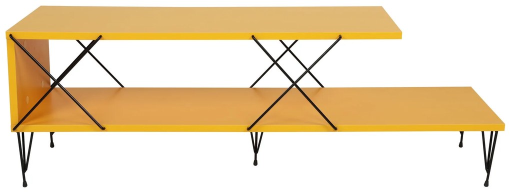 Móvel TV Street – Amarelo – 120x40x30 cm