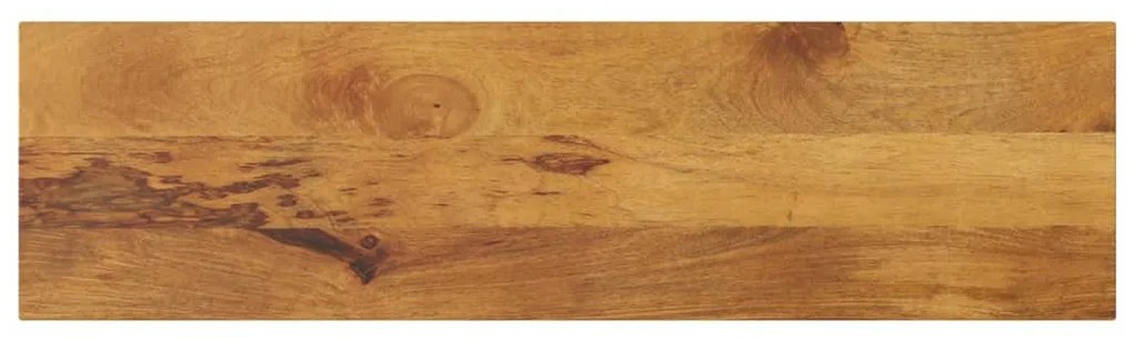 vidaXL Tampo de mesa retangular 110x30x2,5 cm mangueira maciça