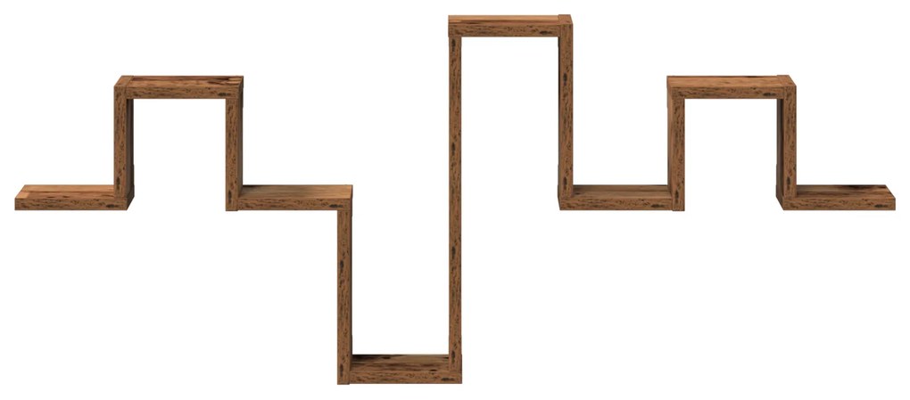 Prateleira de Parede Madeira Velha 104,5x10x43 cm Madeira de Engenhari