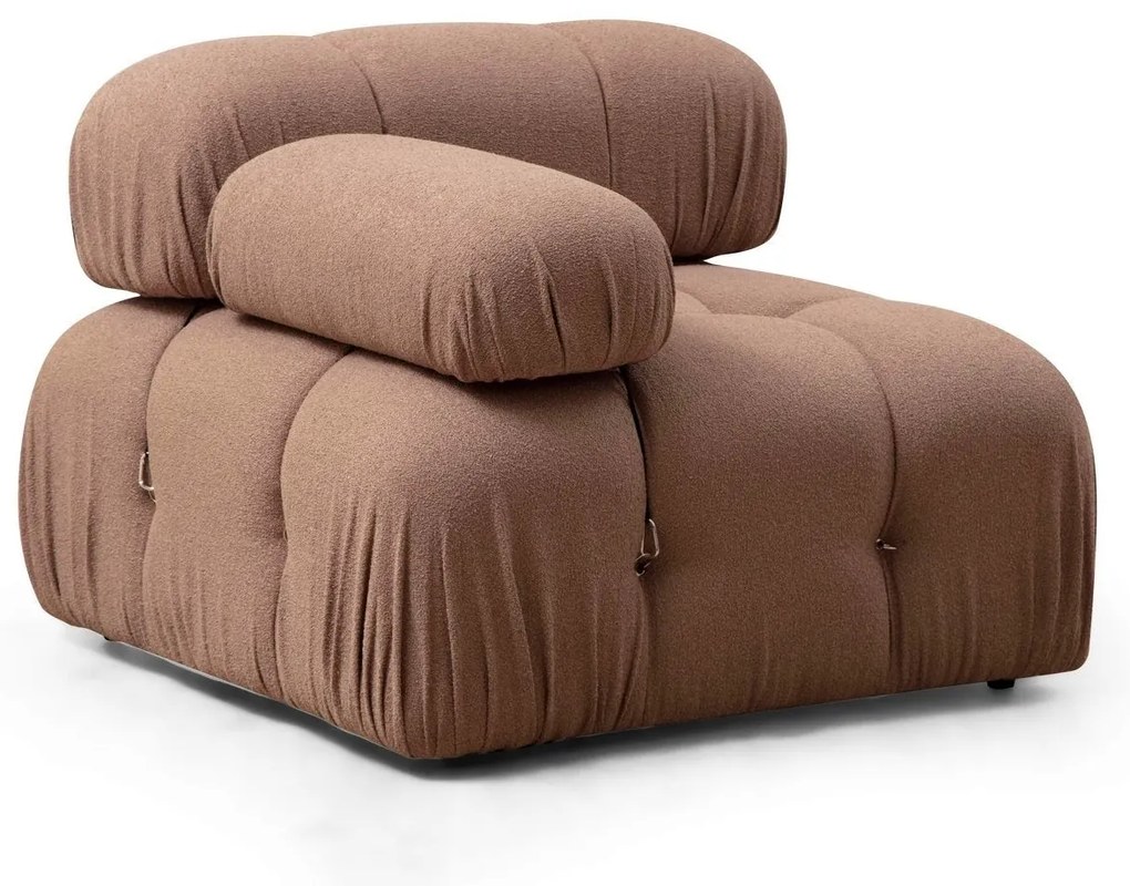 Sofá de 1 Lugar Bubble – Castanho – 95x95x75 cm