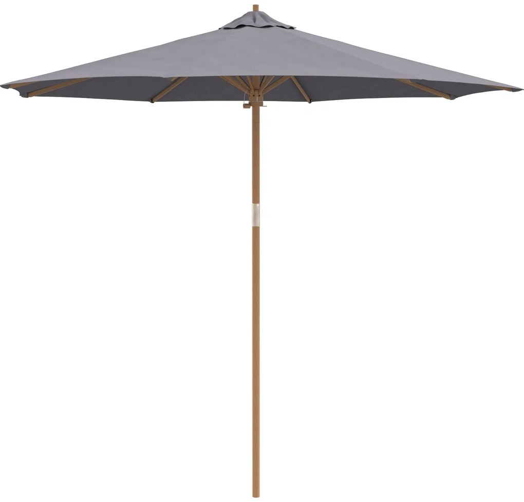 Guarda-sol de Jardim - Cinza Escuro, 270x260 cm, Bambu
