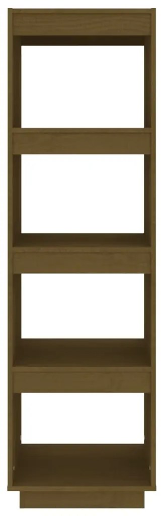 Estante/divisória 40x35x135 cm pinho maciço castanho mel