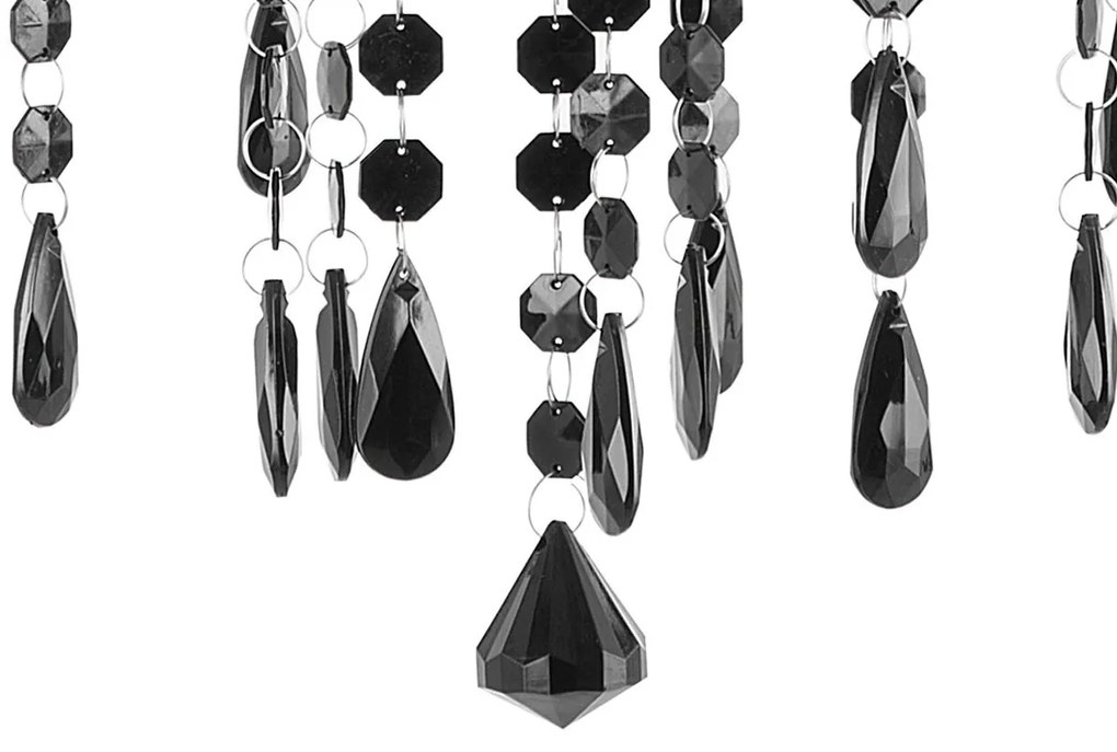 Lustre preto KALANG Beliani