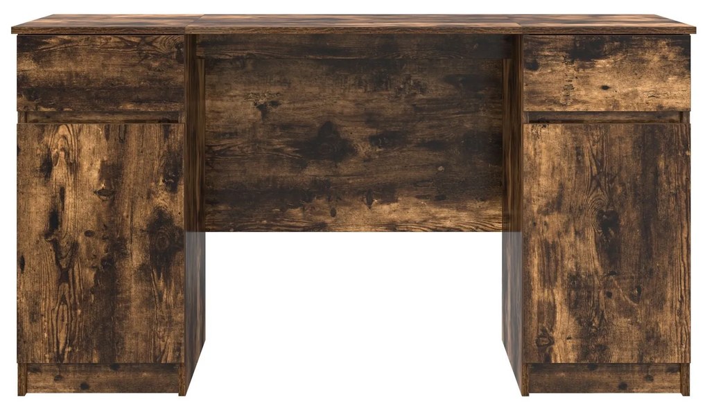 Mesa vidaXL Carvalho Defumado 140x49x76 cm Madeira de Engenharia