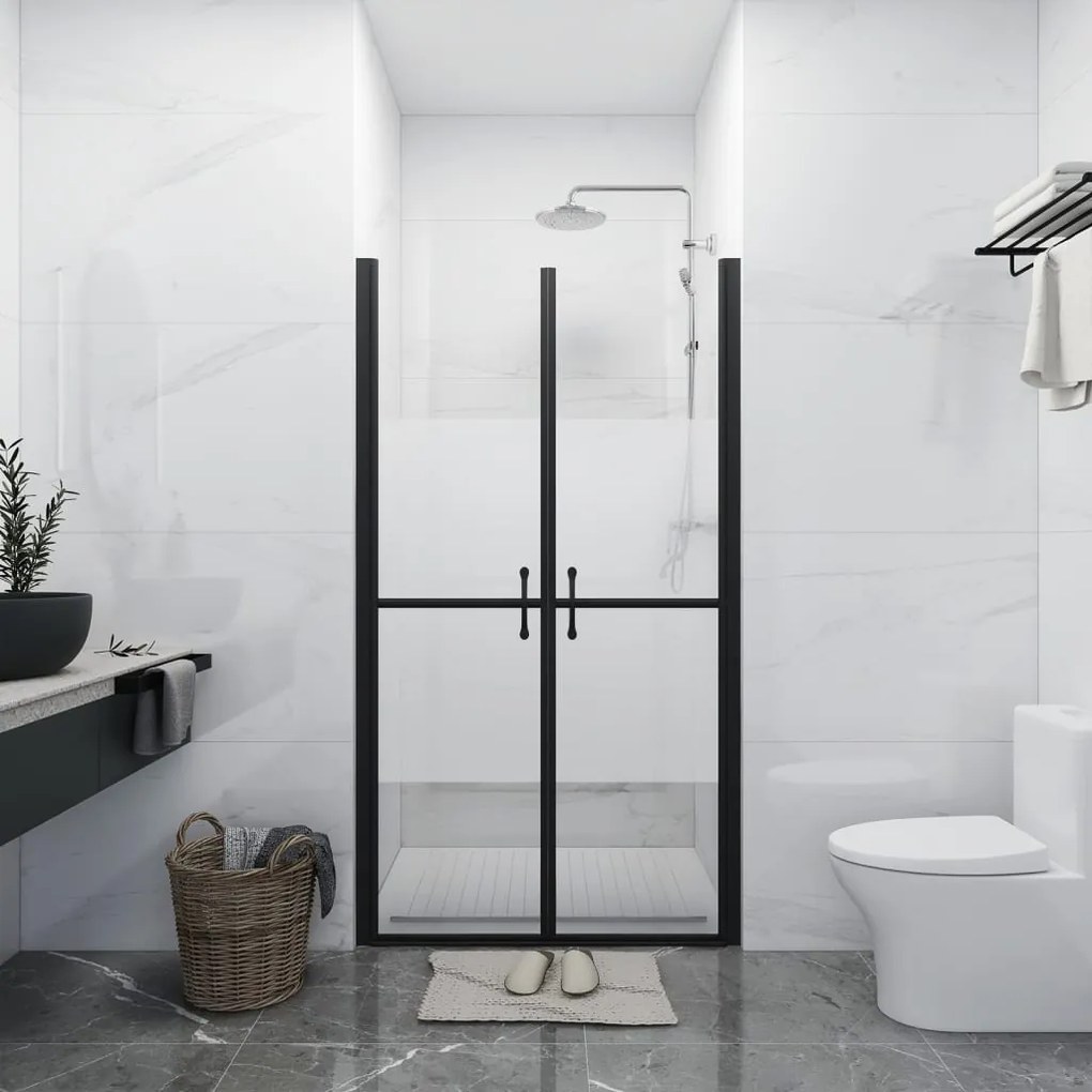 150831 vidaXL Porta de duche ESG meio opaco (68-71)x190 cm