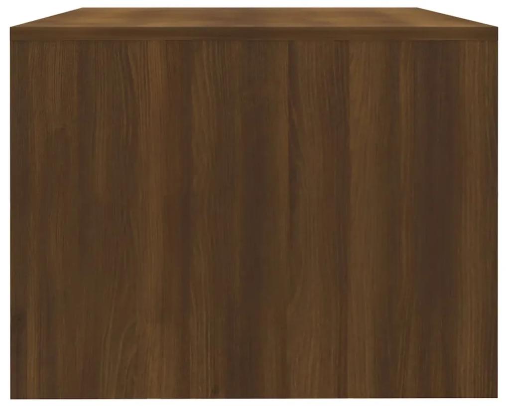Mesa centro 102x55x42 cm derivados de madeira carvalho castanho
