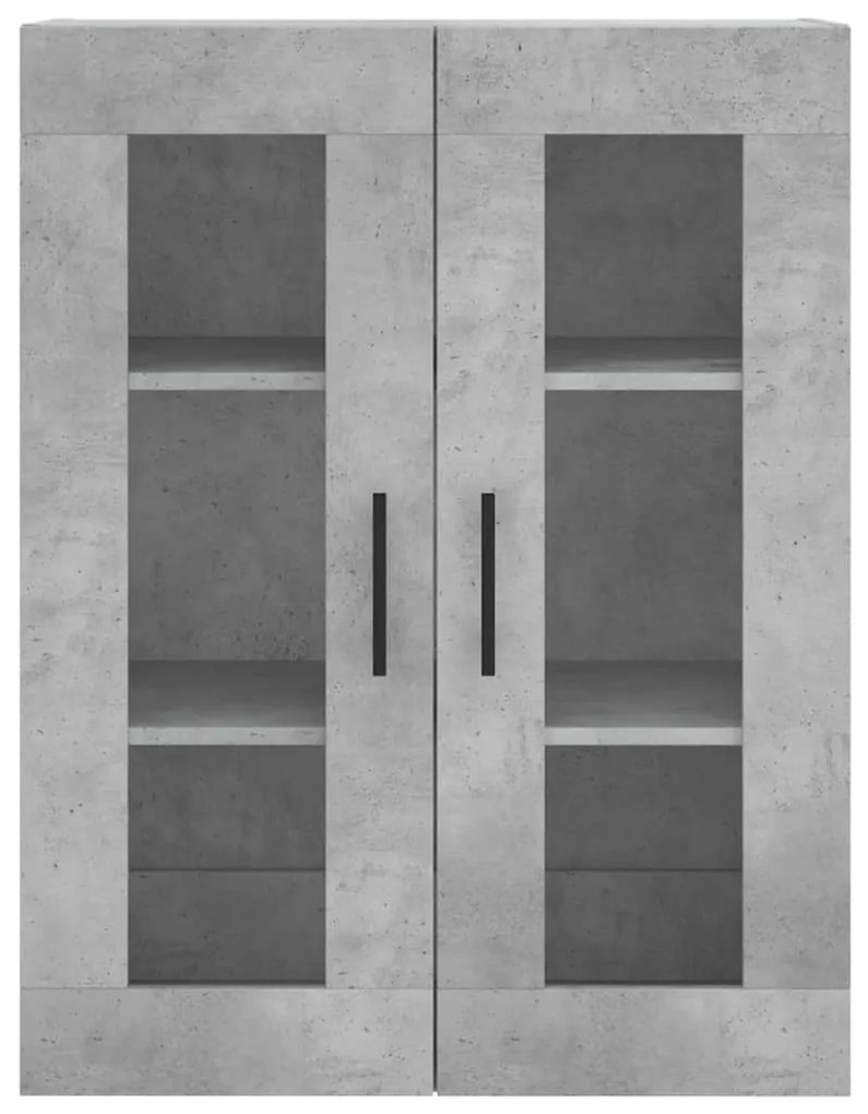 Armário alto 69,5x34x180 cm derivados de madeira cinza cimento
