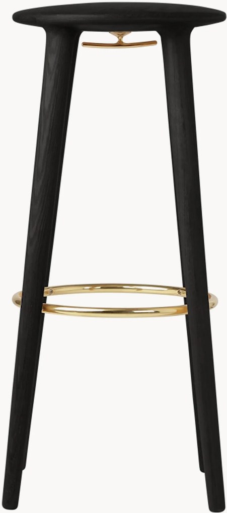 Banco de bar em madeira de carvalho The Socialite