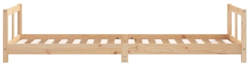Estrutura de cama infantil 80x200 cm madeira de pinho maciça