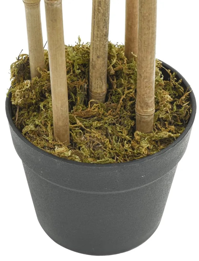 Árvore de bambu artificial 730 folhas 120 cm verde