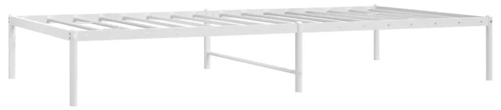 Estrutura de cama 100x200 cm metal branco