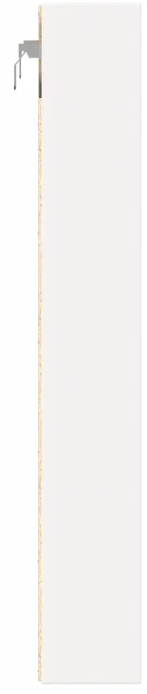 Armário vitrine 60x8,5x58 cm derivados de madeira branco