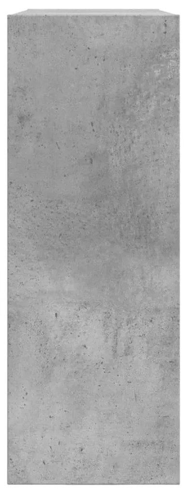 Sapateira 80x21x57 cm madeira processada cinzento cimento
