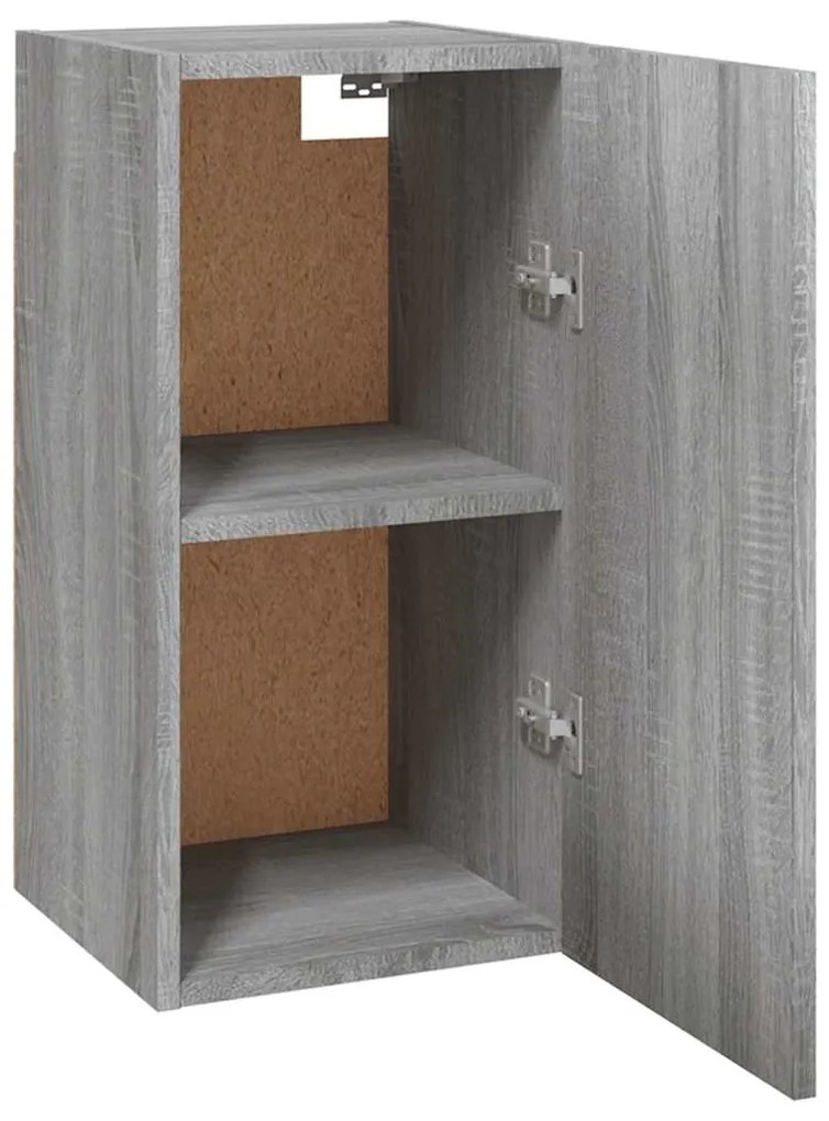 Móvel de TV 30,5x30x60 cm derivados de madeira cinzento sonoma