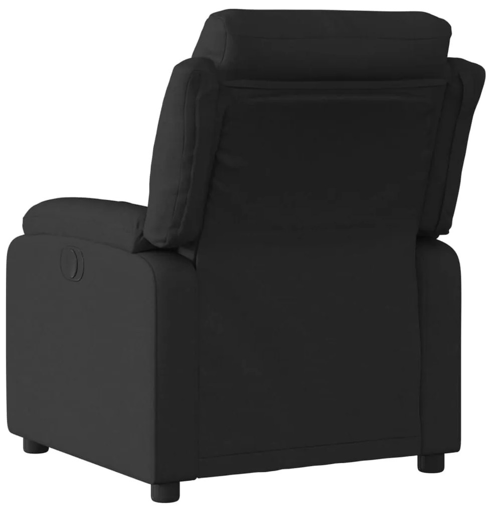 Poltrona reclinável tecido preto