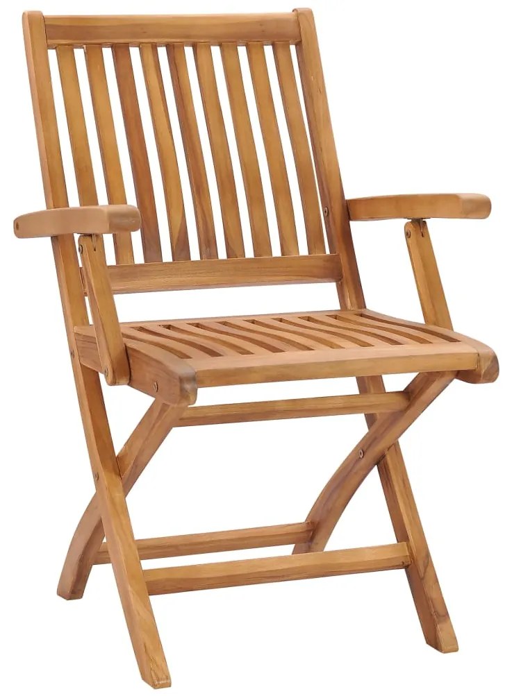 Cadeiras de jardim c/ almofadões azuis 2 pcs teca maciça