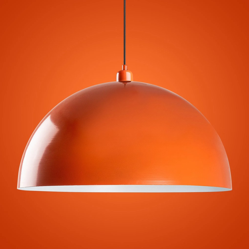 Candeeiro de Teto Kure – Laranja – Ø60 h:35 cm