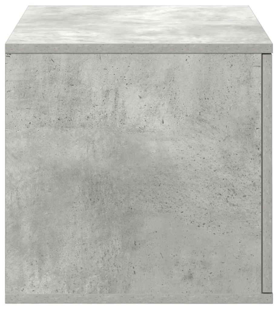 Armário de Armazenamento vidaXL Cinza Concreto 127x41x40 cm Madeira En
